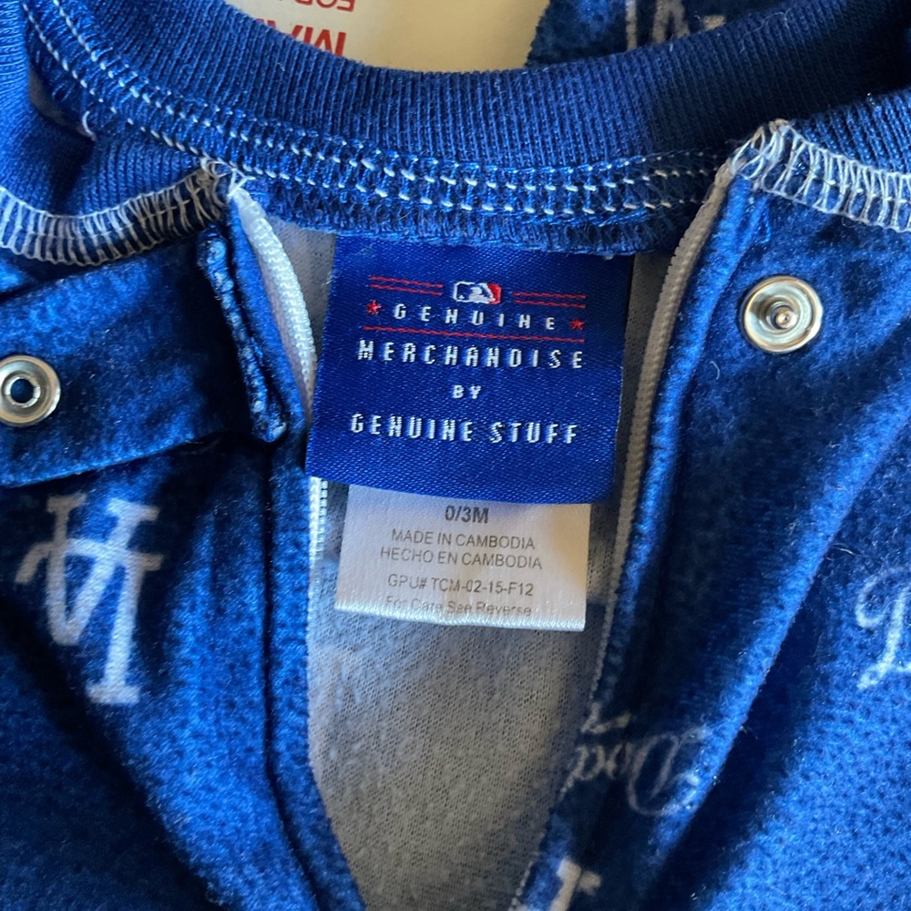Genuine Merchandise Blue LA Kids Footie - Picture 4 of 4